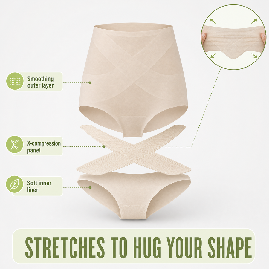 ShapeHug® High-Waist Shaping Brief — main:feature_callout