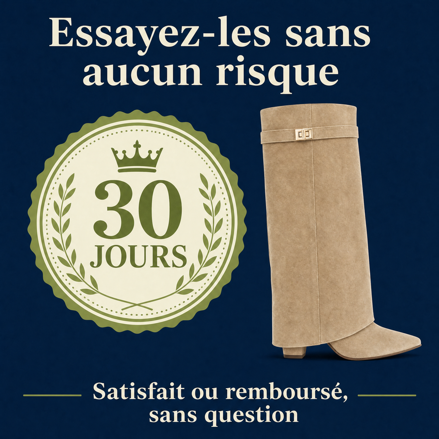 Clariva Rivoli® — Bottes à Revers Daim & Cuir — main:guarantee