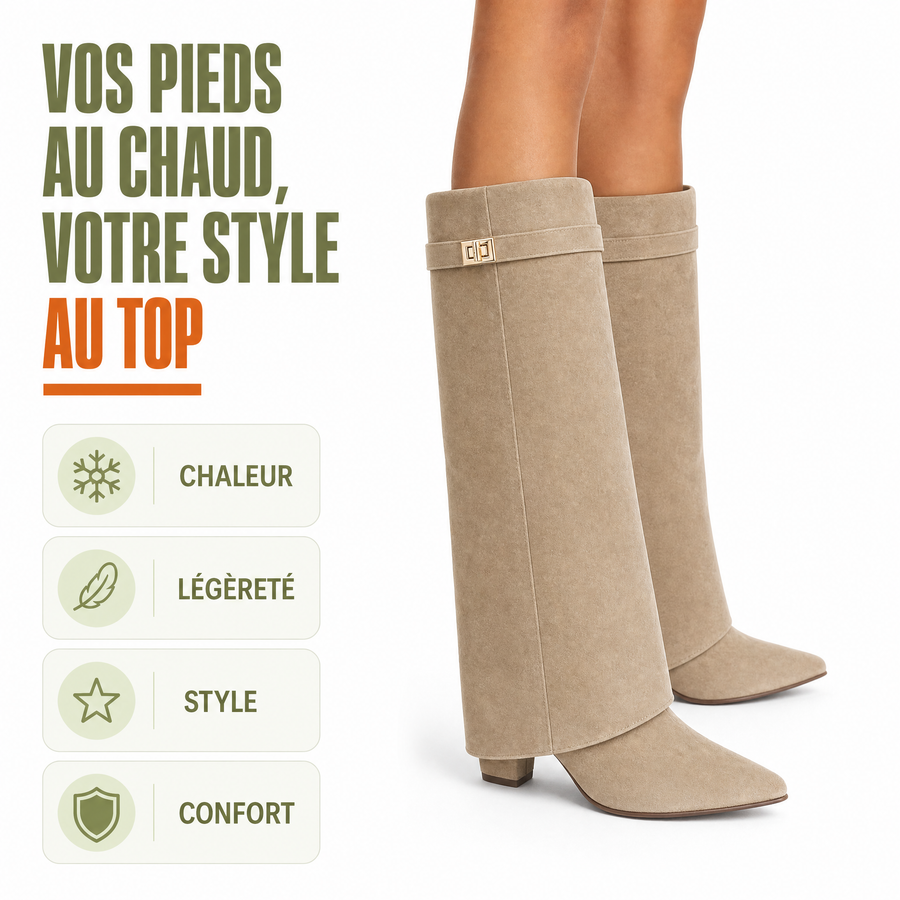 Clariva Rivoli® — Bottes à Revers Daim & Cuir — main:headline_benefits