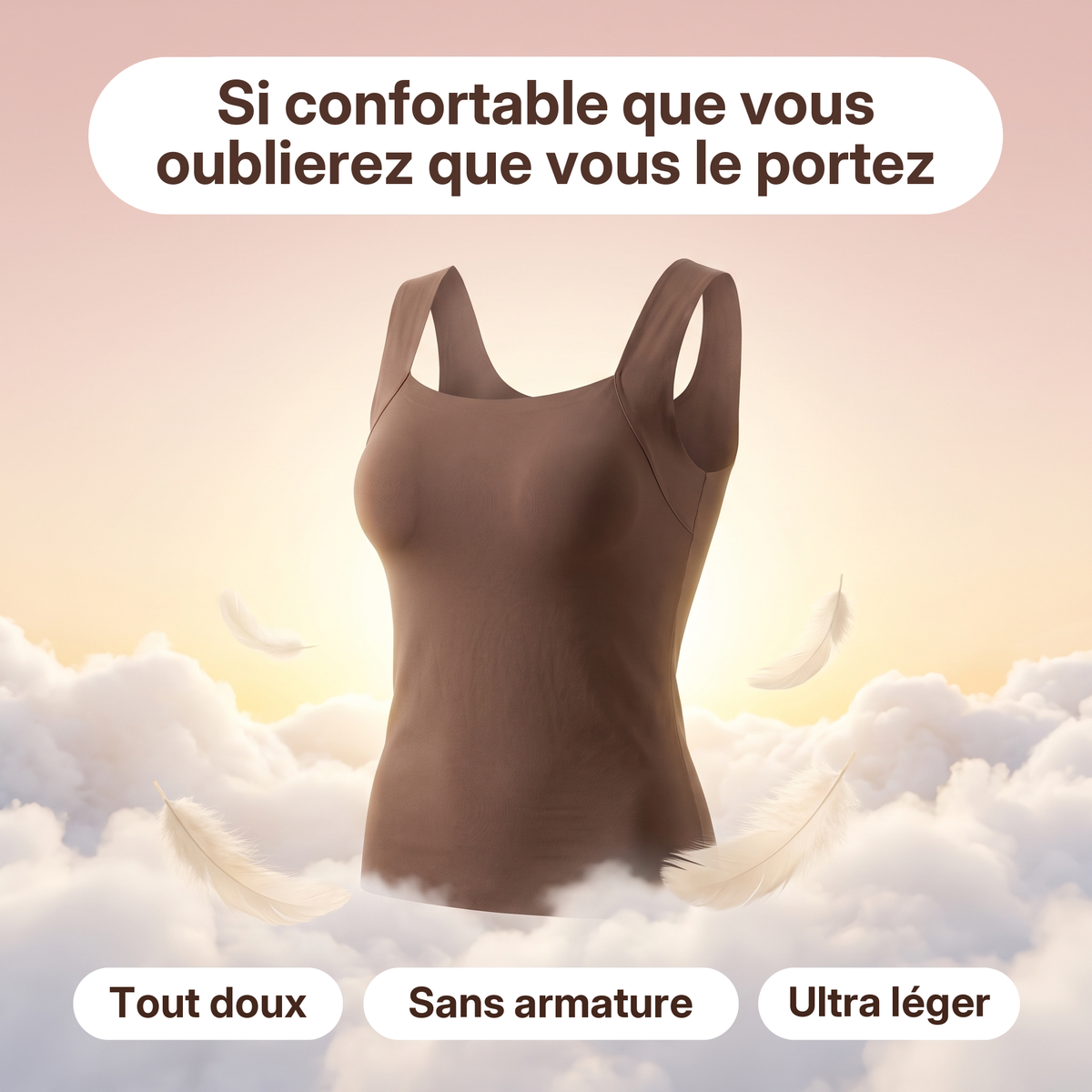 Nuvéa® — Le Débardeur qui Remplace le Soutien-Gorge