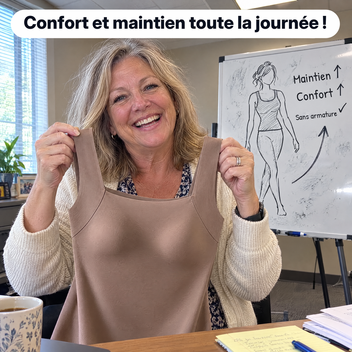 Nuvéa® — Le Débardeur qui Remplace le Soutien-Gorge
