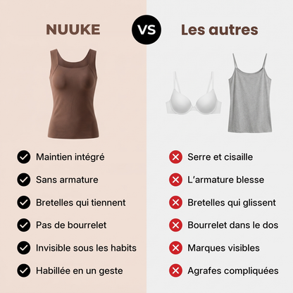 Nuvéa® — Le Débardeur qui Remplace le Soutien-Gorge