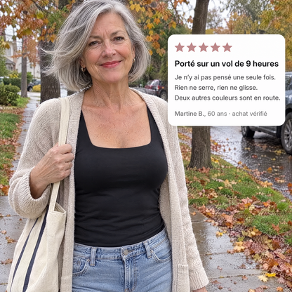 Nuvéa® — Le Débardeur qui Remplace le Soutien-Gorge