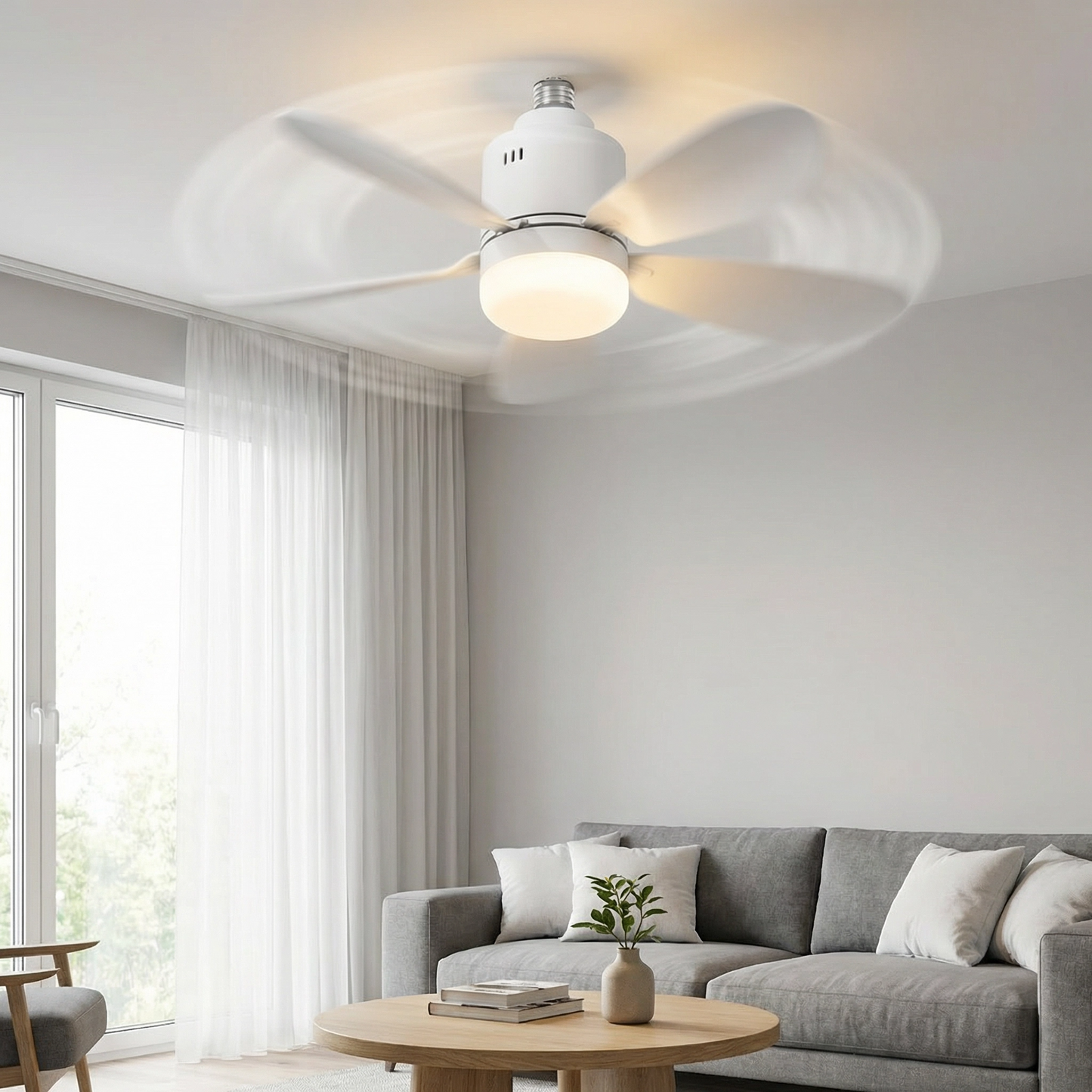 AirFlow Pro® — Ventilateur Plafonnier LED 30W