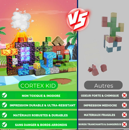 KubiX® — Blocs Magnétiques STEM Enfant