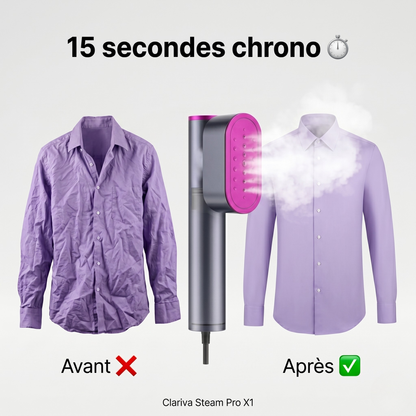 Clariva Steam Pro® — Défroisseur Vapeur 1000W