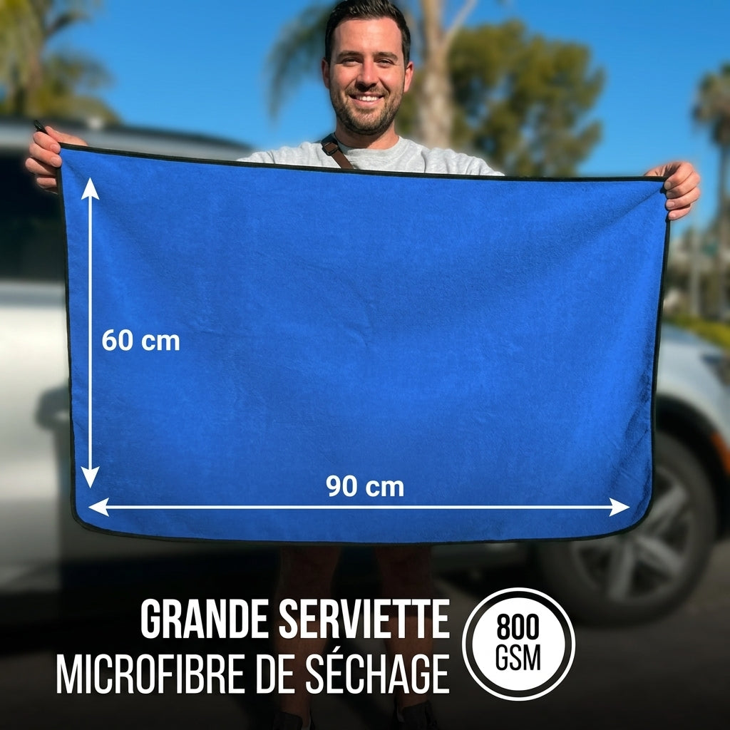 FlashDry® — Serviette Microfibre Séchage Express