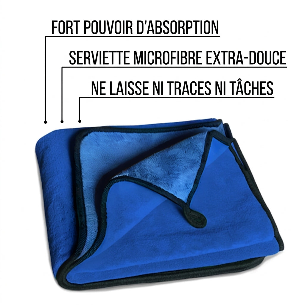FlashDry® — Serviette Microfibre Séchage Express