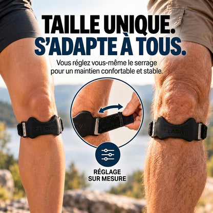 RotuLock® — Sangle Rotulienne Anti-Glisse pour Soulager le Genou