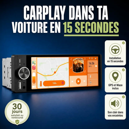 DriveLink® — Autoradio Écran Tactile CarPlay & Android Auto