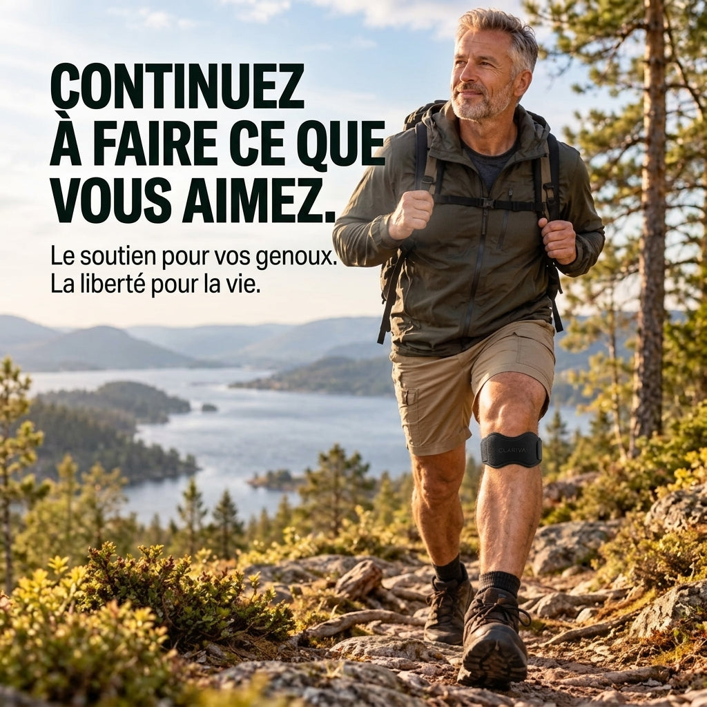 RotuLock® — Sangle Rotulienne Anti-Glisse pour Soulager le Genou