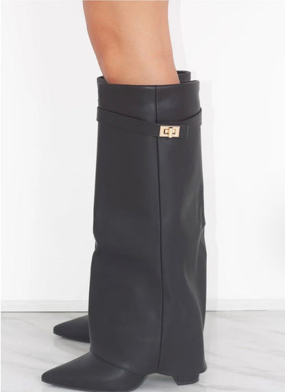 Clariva Rivoli® — Bottes à Revers Daim & Cuir