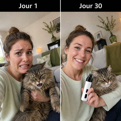 GriffZen® — Coupe-Ongles Électrique Sans Stress pour Chien & Chat