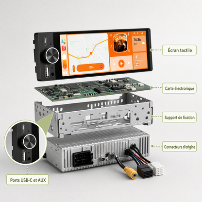 DriveLink® — Autoradio Écran Tactile CarPlay & Android Auto