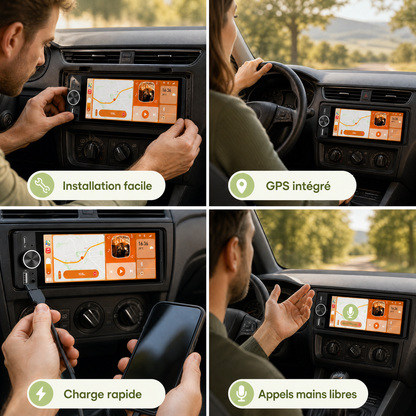 DriveLink® — Autoradio Écran Tactile CarPlay & Android Auto