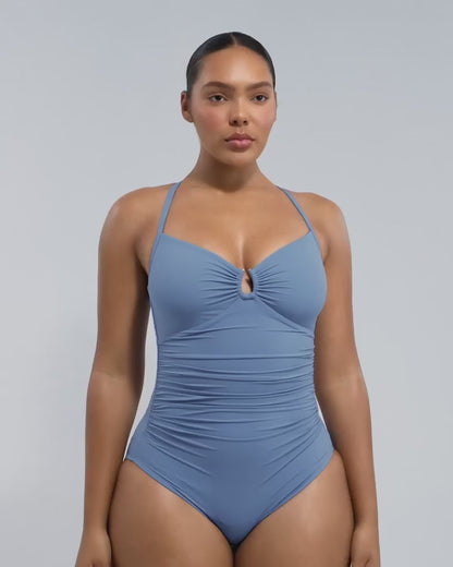 Clariva SculptWave® — Maillot de Bain Gainant Taille & Ventre Plat