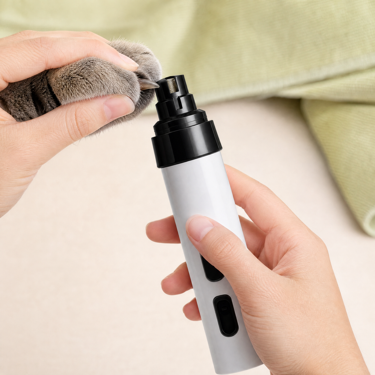 GriffZen® — Coupe-Ongles Électrique Sans Stress pour Chien & Chat